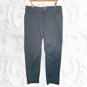Loft Blue-Gray Straight Cropped Pants Size 4